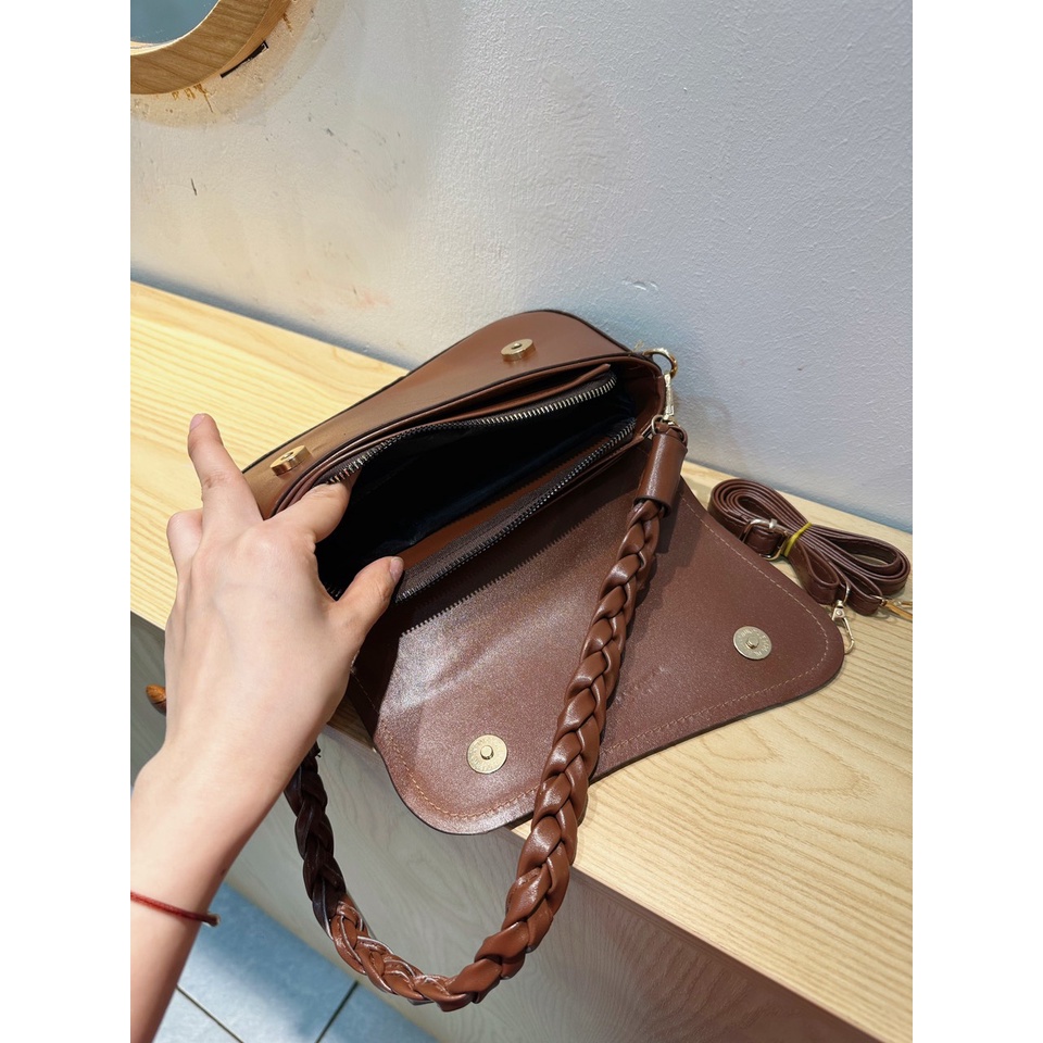 Túi xách nữ Kẹp Nách đeo chéo thời trang công sở Dây xích phong cách hàn quốc đẹp _TDC240