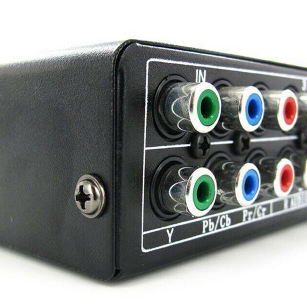 Bộ Chuyển Đổi Tín Hiệu Video 5 RCA 3 Chiều Ypbpr Chuyên Dụng Cho Gia Đình