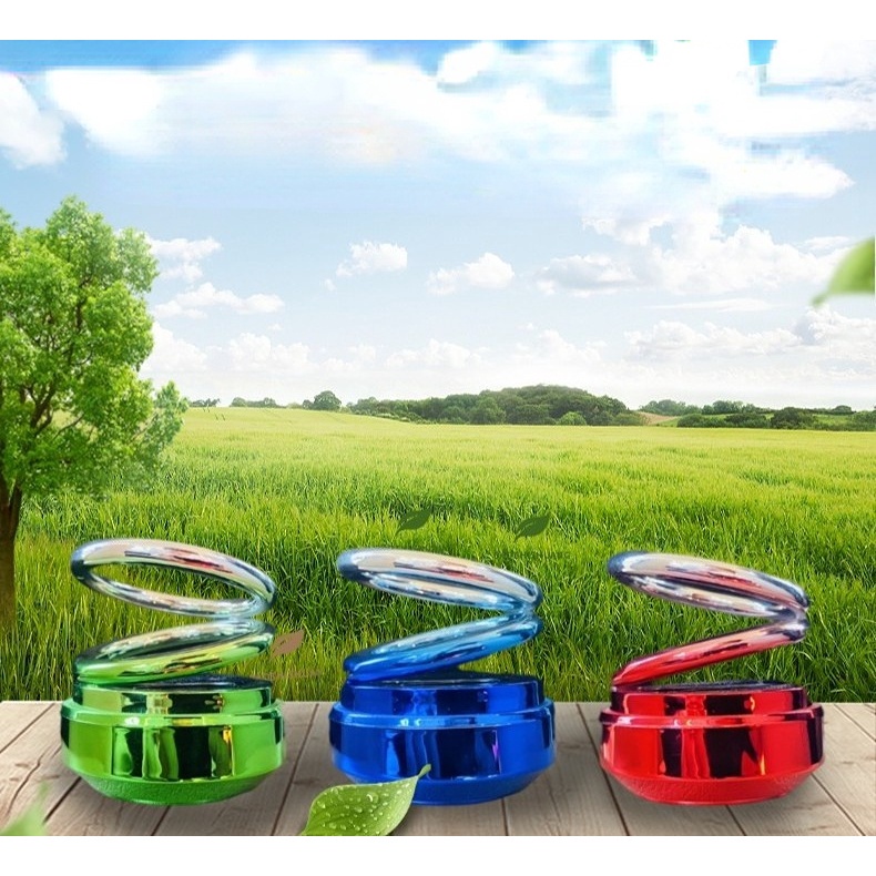 Máy Khuếch Tán Hương Thơm Xe Hơi Sử Dụng Năng Lượng Mặt Trời Hai Vòng Xoay