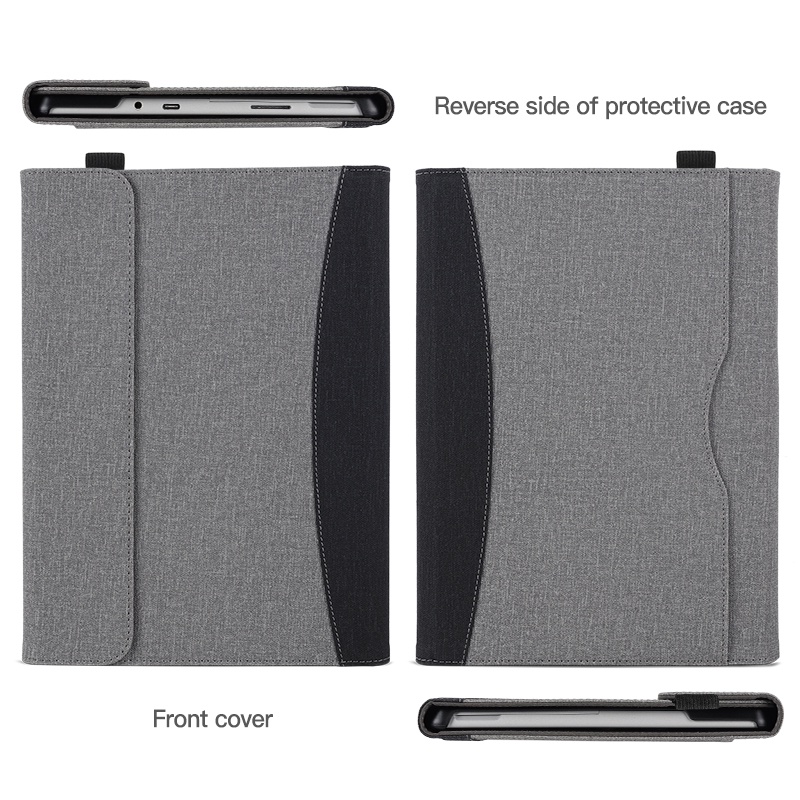 Trường hợp kinh doanh cho Microsoft Surface Pro 7 6 5 4 12,3 inch Surface Pro 8 9 13 inch Vỏ bọc da Pu Surface Go 2 3 10.5 Business Sleeve Fundas