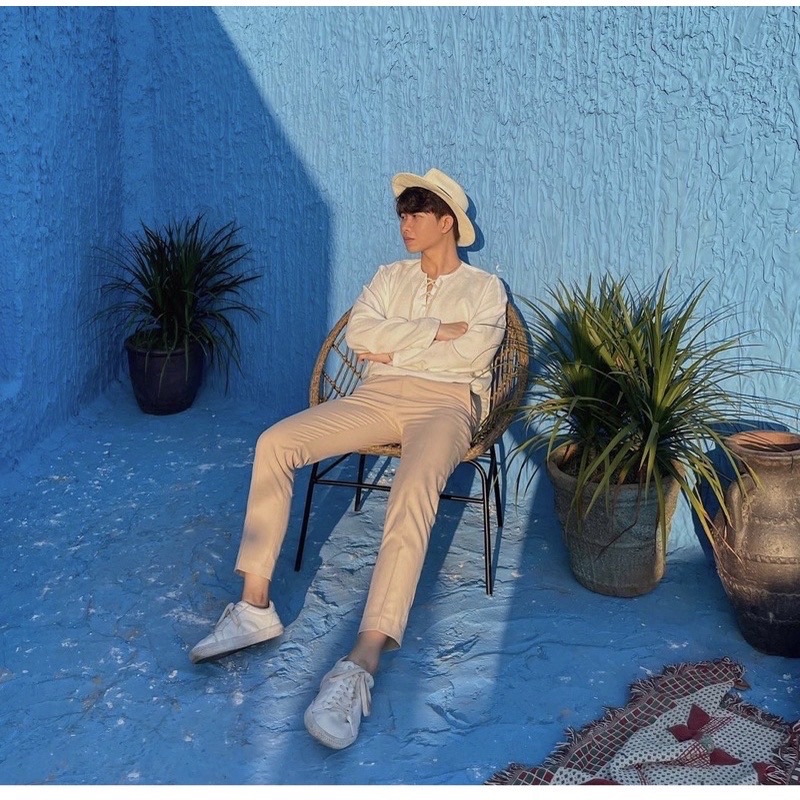 Áo Sơmi đan dây Unisex Nam/ Nữ