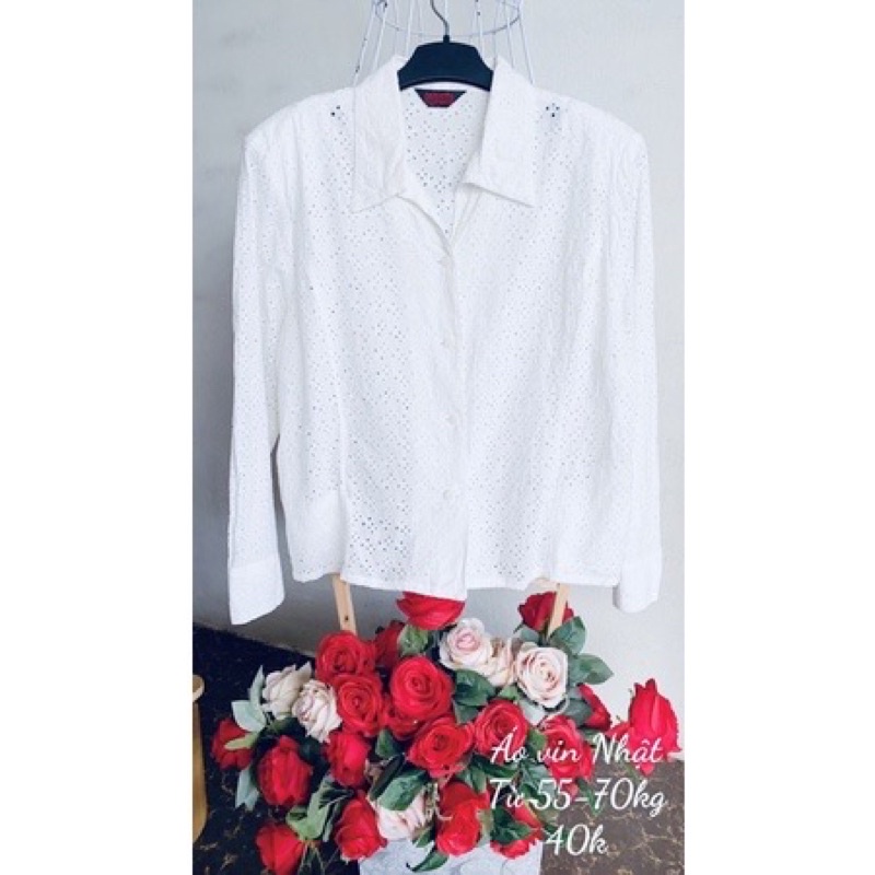 Áo vin trắng kiểu