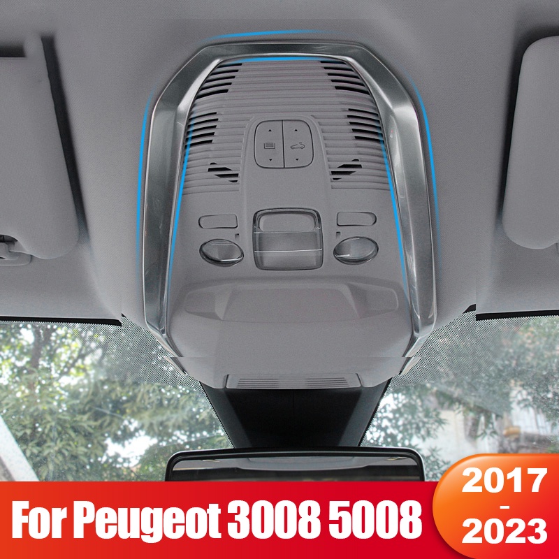Khung Bảo Vệ Đèn Đọc Sách Cho Xe Hơi Peugeot 3008 5008 GT 2017 2018 2019 2020 2021 2022 2023