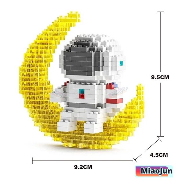 Đồ Chơi Lắp Ráp Mô Hình ghép hình Phi Hành Gia Dễ Thương 2207 brick hunter