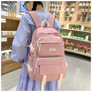 Balo ulzzang nam nữ đi học chống thấm nhiều ngăn BAG U FON26