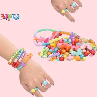Hộp xâu vòng hạt cườm bộ đầy đủ loại đẹp cho bé