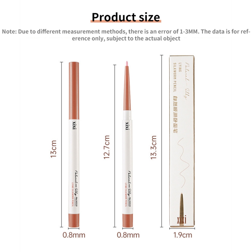 Có Hàng Xixi Bút Tằm Nằm Màu Ngọc Trai Bút Có Độ Bóng Cao Bút Kẻ Mắt Sáng Màu Hồng Nude Màu Bạc Sáng Thanh Toán Khi Nhận Hàng