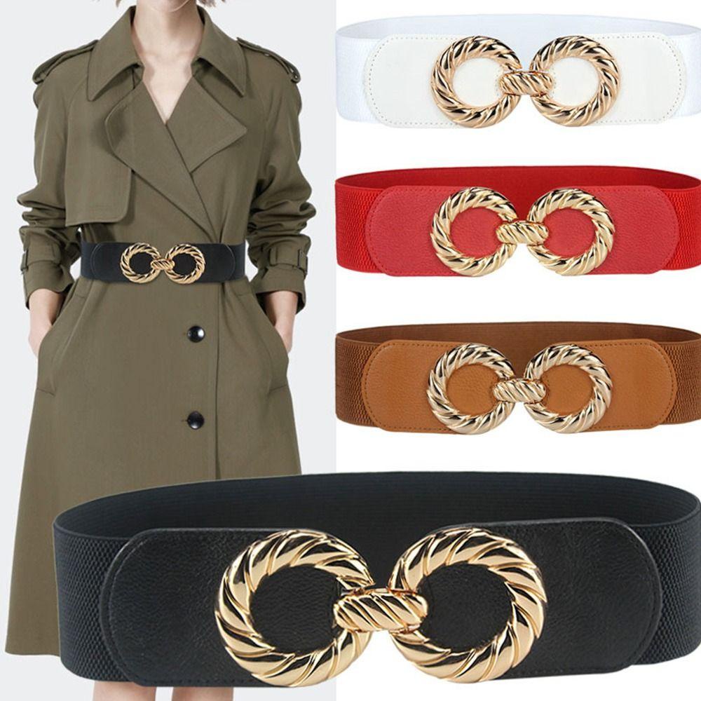 Thắt Lưng Khóa Tròn Co Giãn Thời Trang