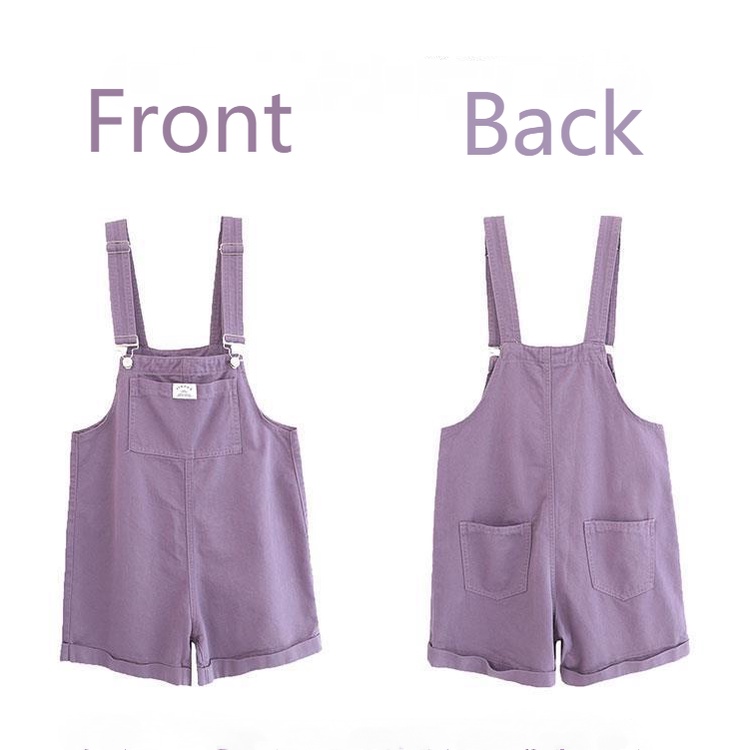 Quần Yếm Denim Ống Rộng Thời Trang Mùa Hè Hàn Quốc Mới 2023 Dành Cho Nữ