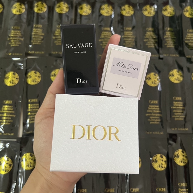 Set nước hoa Dior sauvage 10ml và Miss Dior 5ml