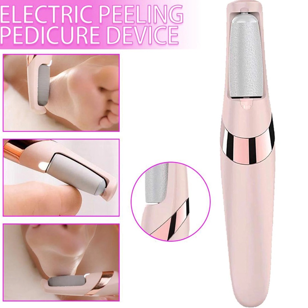 Máy Chà Gót Chân Tẩy Tế Bào Chết Cho Tiệm Nail Cá Nhân Tại Nhà Sạc Pin Tích Điện 2 Đầu Mài