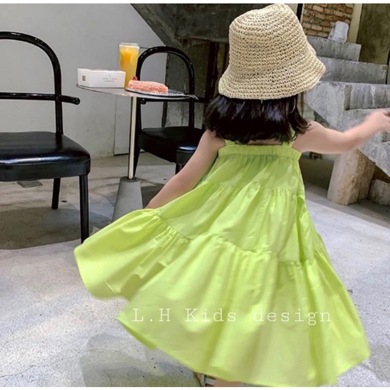 Váy bé gái,Váy 2s tầng xoè cho bé gái V0079