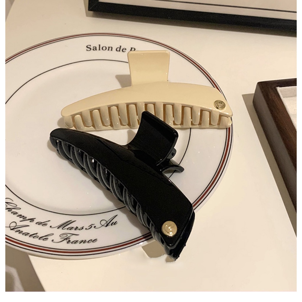 Kẹp Tóc Thời Trang Hàn Quốc Chất Liệu acrylic Phong Cách retro