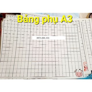 Bảng phụ handmade A3 ép plastic