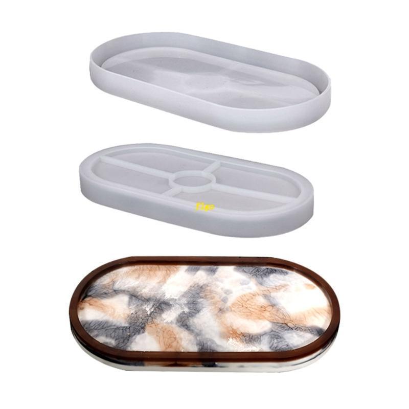 Khuôn Silicone Làm Hộp Trang Sức Hình Oval Tiện Dụng