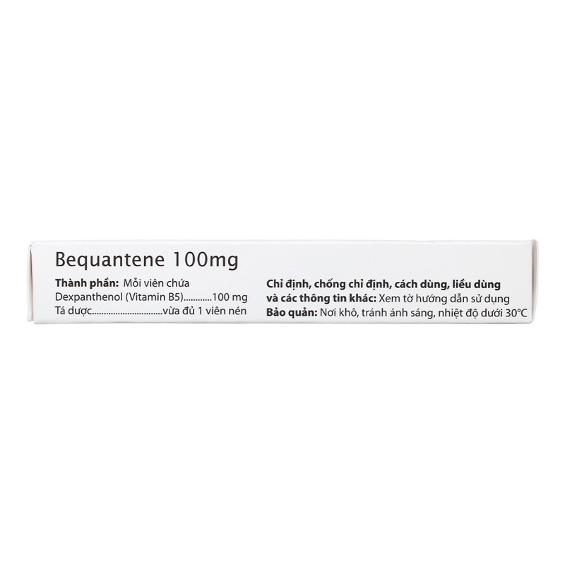 Bequantene 100mg  hộp 20 viên