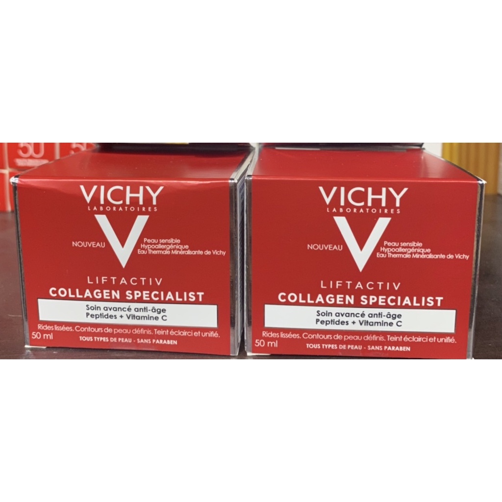 Kem Dưỡng Làm Sáng &amp; Săn Chắc Da Ban Đêm Vichy Liftactiv Collagen Specialist Night