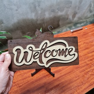 Bảng gỗ decor, bảng gỗ welcome Siêu dễ thương