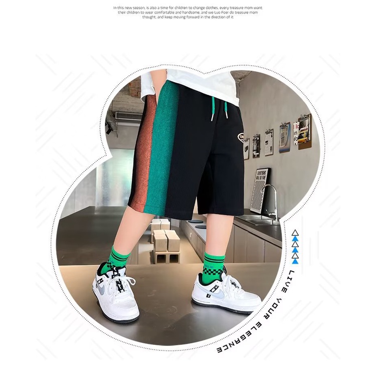 AMILA Quần Short Thể Thao Thiết Kế Mỏng Kiểu Dáng Mới Năng Động Thời Trang Dành Cho Bé Trai