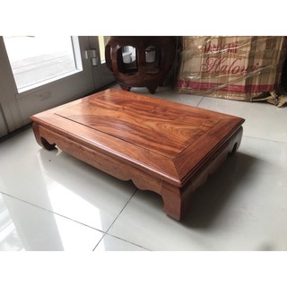 [HCM] Bàn osin gỗ hương kích thước 40 x 60cm, cao 12,5cm, thích hợp làm bàn kê nối trang thờ thần tài