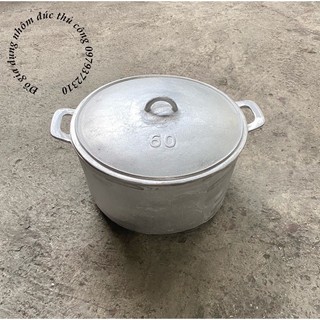 XOONG GANG ĐÚC CỠ LỚN SỐ 60 ( ĐK 40CM ) 20 lit nấu 6kg gạo