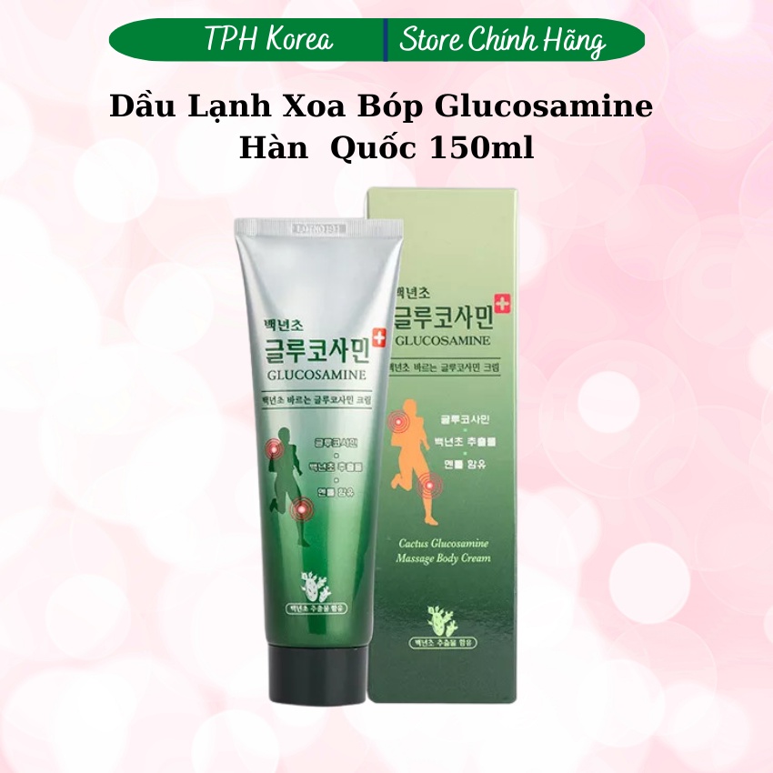 Dầu Lạnh Xoa Bóp Glucosamine Hàn Quốc Tuýp 150ml