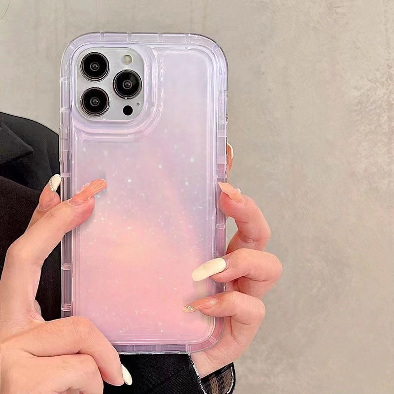 Ốp Điện Thoại In Hình Bầu Trời Sao Cho iphone 14promax 11 13 12 7Plus XR X XS Max
