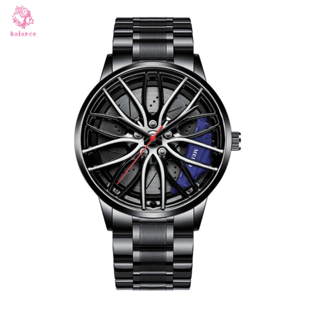 Đồng Hồ Đeo Tay Thạch Anh Phong Cách Punk Cá Tính Cho Nam