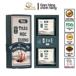 Trà thảo mộc vương nano đông trùng hạ thảo 20 gói túi lọc