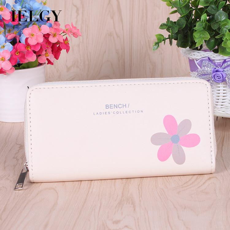 Ví Dài Vừa Có Khóa Kéo In Họa Tiết Đơn Giản Thời Trang Cho Nữ