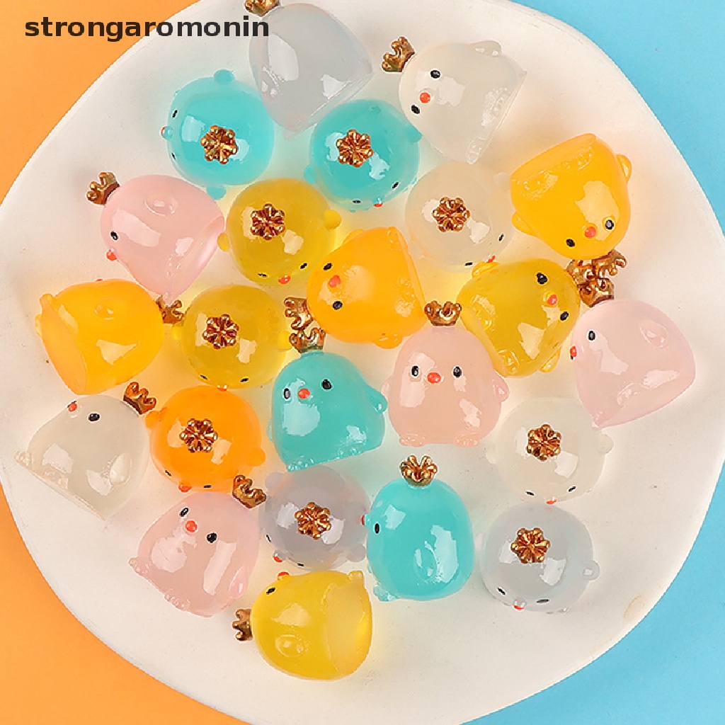 Tượng Gà Và Vương Miện Phát Sáng Trang Trí Không Gian