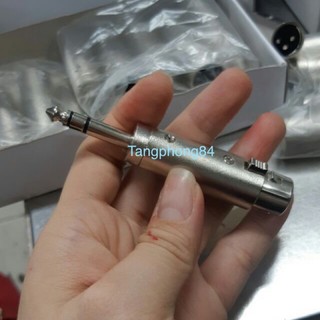 Jack chuyển canon cái ra 6 li stereo 2 cái/ 80k