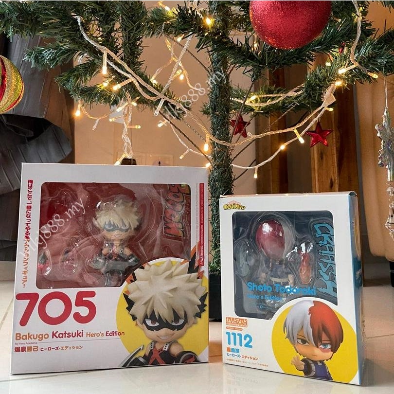 Nendoroid Mô Hình Nhân Vật Bakugou 705 Izuku 686 Todoroki 1112 Chân Thật
