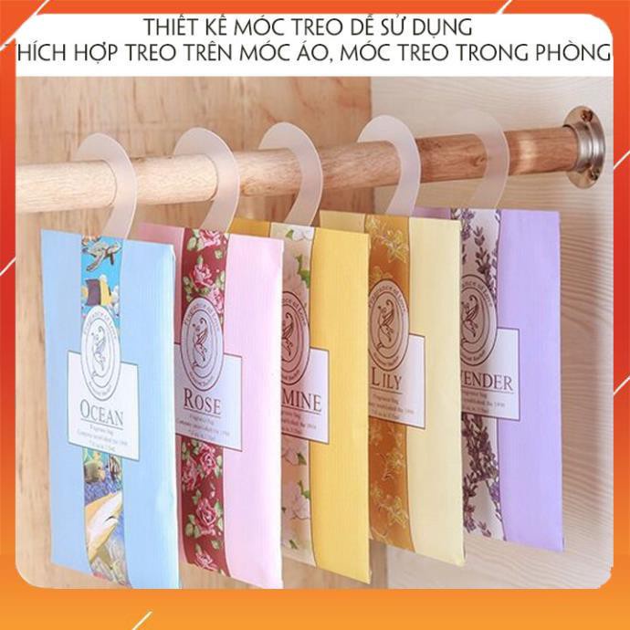Túi Thơm Hương Tự Nhiên Treo Tủ Quần Áo (Nhiều Màu)