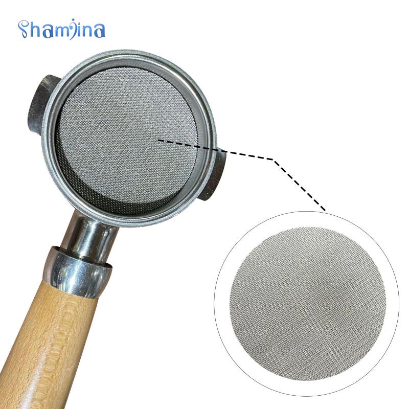 Shamjina Màn lọc lưới 51/53.5/58.5mm thay thế cho máy pha cà phê tay cầm Espresso