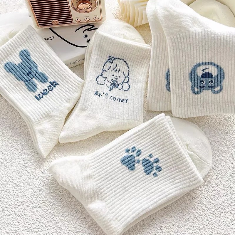 Tất cao cổ, vớ Gấu Dâu Xanh Lotso đáng yêu-M088