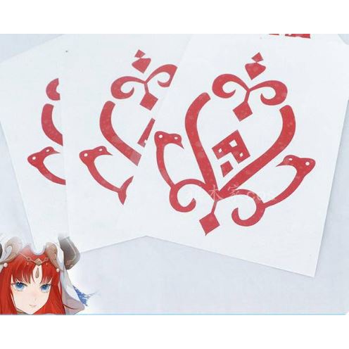 Hình xăm dán Nilou dùng một lần Cosplay - Genshin Impact Cosplay