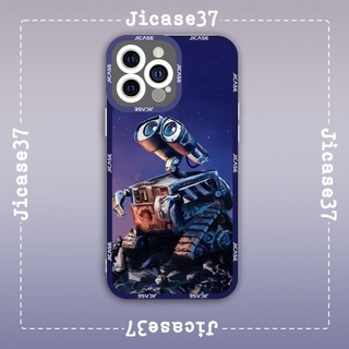 Ốp lưng iphone samsung xiaomi oppo cạnh vuông Jicase JMcase Wall - E Nhân Vật Hoạt Hình Cartoon
