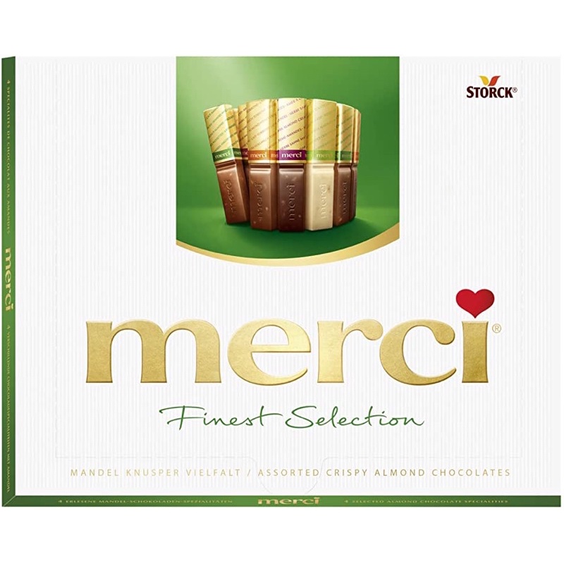 KẸO SOCOLA MERCI FINEST SELECTION 250G/ MERCI STORCK