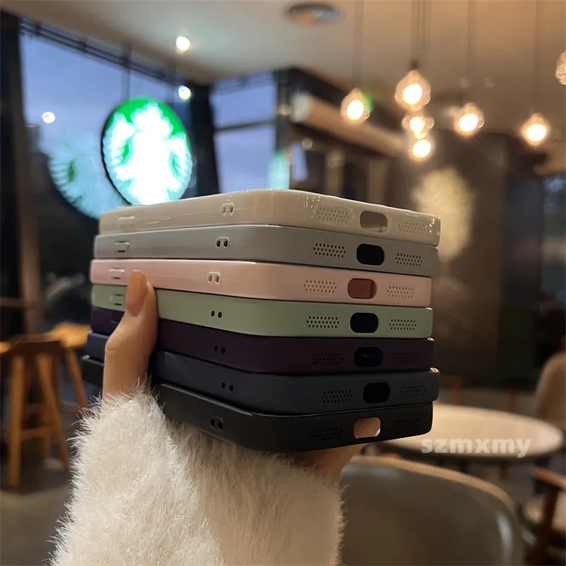 Ốp Điện Thoại Kính Cường Lực Viền Silicon Vuông Chống Sốc Cao Cấp Cho IPhone 14 12 13 Pro Max 14Plus