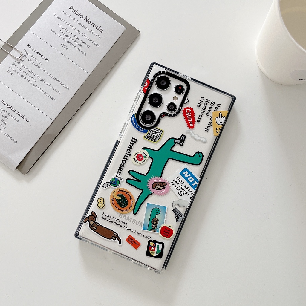 Ốp Điện Thoại TPU Hình Khủng Long Cho Samsung s23ultra s23 s22 + s22ultra s21 21 + s21ultra s20 s20 + s20ultra