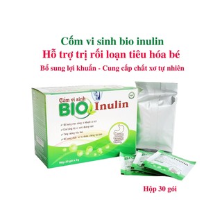 Cốm vi sinh bio inulin men tiêu hoá giúp bé ăn ngon giảm táo bón 30 gói