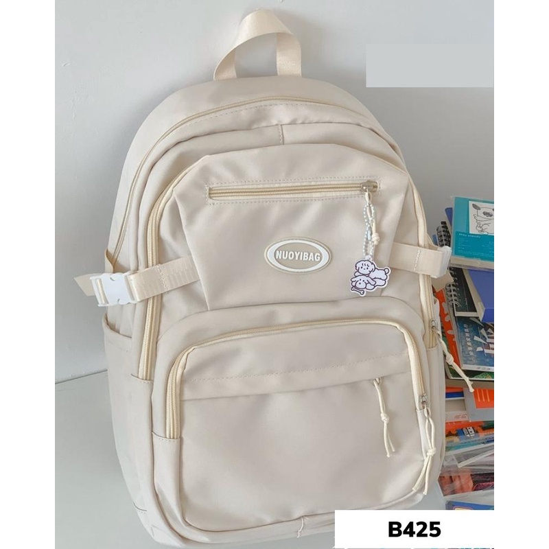 Balo đi học nữ nhiều ngăn ulzzang hàn quốc B425, Cặp sách học sinh cấp 2, cấp 3.