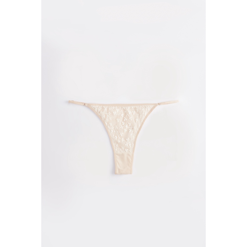 Áo, quần lót Camila hoa nhí kem, kèm đệm mỏng Lace.thelabe | BigBuy360 - bigbuy360.vn