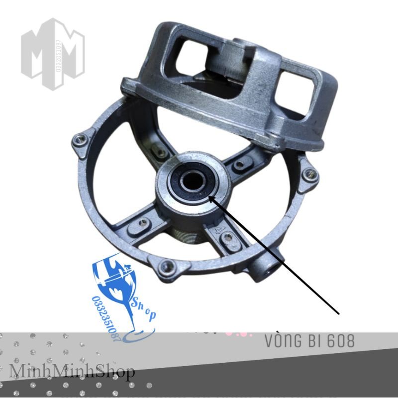cụm nhôm quạt b3 b4 dùng vòng bi 608