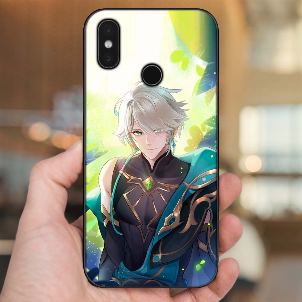 Ốp lưng Xiaomi Mi 8, Mi 8 SE viền đen in hình Alhaitham Genshin Impact