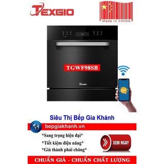 [HCM]Máy rửa bát 8 bộ Texgio TGWF98SB kết nối WIFI thông minh qua Smartphone | MADE IN CHINA