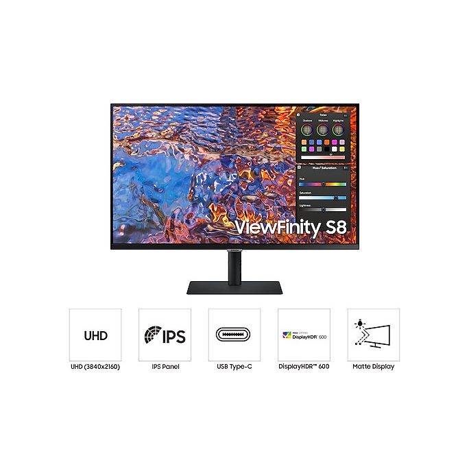 Màn hình Samsung S8 S80BP LS32B800PXEXXV 32 Inch / LS27B800PXEXXV 27 Inch (4K UHD/IPS/60Hz/5ms/USB-C) - Hàng Chính Hãng | BigBuy360 - bigbuy360.vn