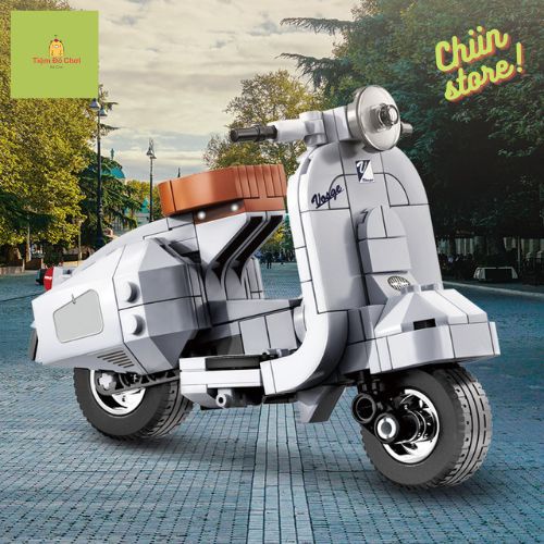 Đồ chơi Lego lắp ghép mô hình xe máy, xe tay ga dành cho bé từ 6 tuổi