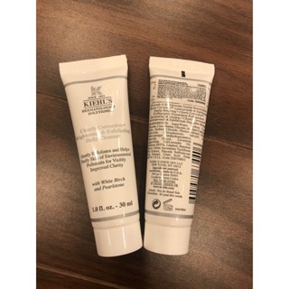 Mini 30ML Sữa rửa mặt KIEHL'S dạng gel tẩy da chết, Làm Sạch Sâu và Sáng Da Clear Brightening Exfoliating